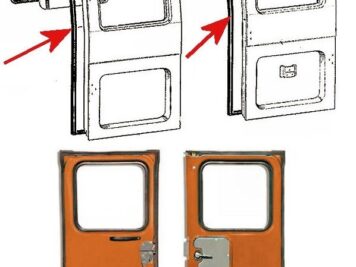 Ramingo 4x4 - L'eCommerce del 4x4 > Guarnizione Porta Posteriore Toyota BJ40 – Destro