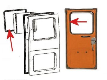 Ramingo 4x4 - L'eCommerce del 4x4 > Guarnizione Vetro Porta Posteriore Toyota BJ40 – Dx/Sx