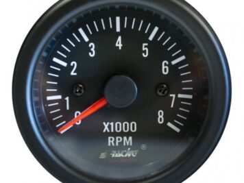 Ramingo 4x4 - L'eCommerce del 4x4 > Strumento Contagiri 0-8000 RPM Black line