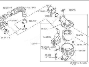 Ramingo 4x4 - L'eCommerce del 4x4 > Tubo Turbina Nissan Patrol GR Y61 – A