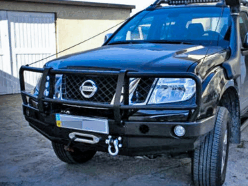 Ramingo 4x4 - L'eCommerce del 4x4 > Paraurti Anteriore con Supporto Verricello e Bullbar Nissan Navara D40/Pathfinder 2005-2010