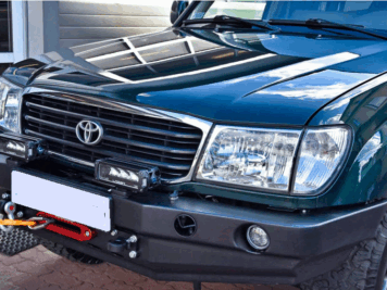 Ramingo 4x4 - L'eCommerce del 4x4 > Paraurti Anteriore con Supporto Verricello Toyota Land Cruiser HDJ 100